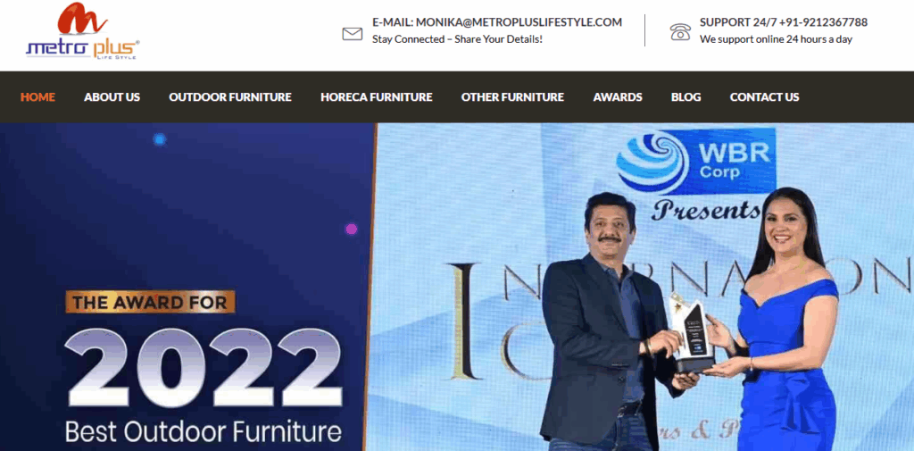 top outdoor furniture suppliers in India