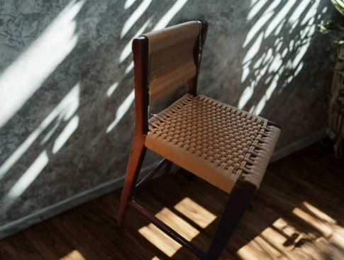 The Eternally Beauty of Handicraft: A Look at a Hand-Woven Wooden
Chair