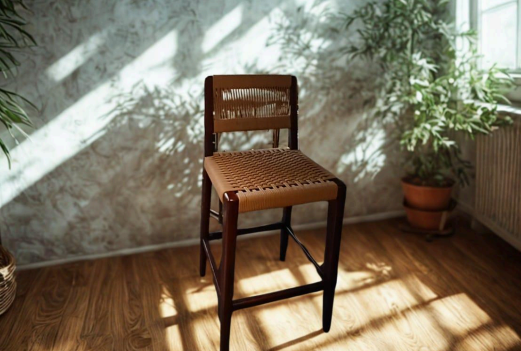 The Eternally Beauty of Handicraft: A Look at a Hand-Woven Wooden
Chair