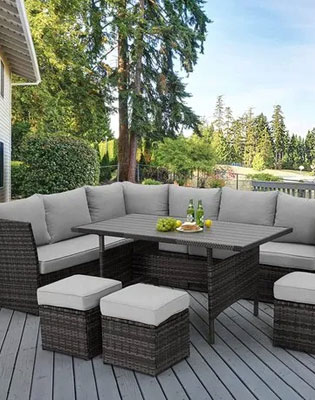 Patio Sofa Set