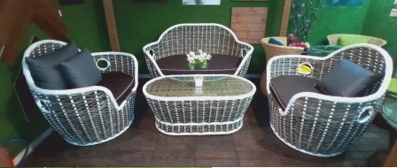 Rattan Sofa Set