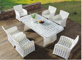 Wicker Dining Set