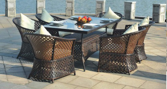 Wicker Dining Set
