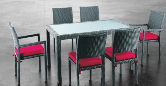 Wicker Dining Set
