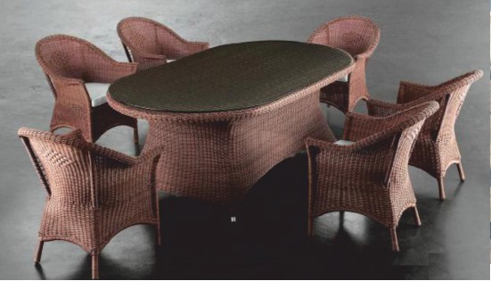Wicker Dining Set