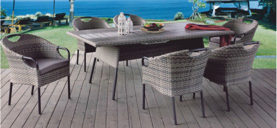 Wicker Dining Set
