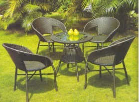 Wicker Dining Set