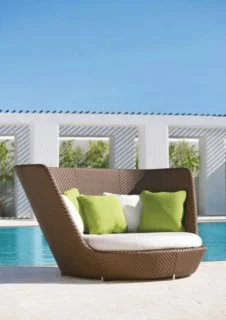 Wicker Lounger