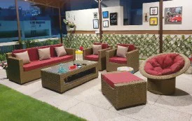 Wicker Sofa Set