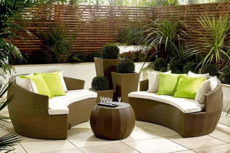Wicker Sofa Set