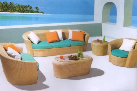 Wicker Sofa Set