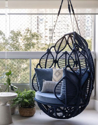 Braid Rope Swing Set